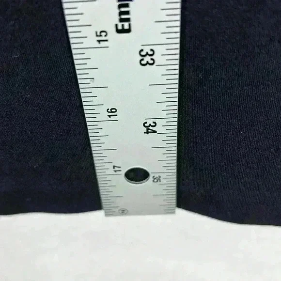 Old Navy Women’s Dress Size XL Black Cotton/Spandex Knit 3/4 Sleeves Back Zipper - Picture 10 of 10